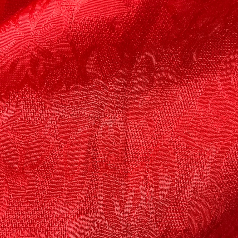NWOT Urban Outfitters Small Vibrant Red Long-Sleeved Silky Dress - Picture 2 of 7